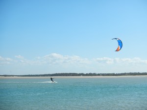 Kiting at Elliot Head
