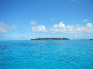 Approaching Lady Musgrave Island