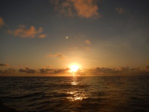 Arriving at Bait Reef