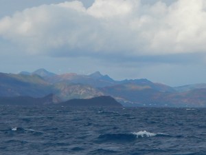 Wind turbins on the New Caledonia mountains